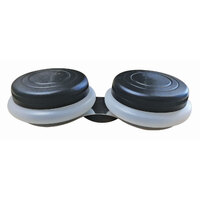 Double Dipper with Lids Plastic 5X2cm