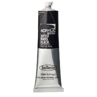 Holbein Heavy Body Acrylic 150ml -  AU7132 Mars Black 