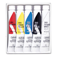 Holbein Acrylic Gouache Mixing Set 5X12ml (D991)                                                       