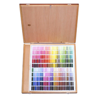 Holbein Artists’ Round Soft Pastels - Wooden Box 250