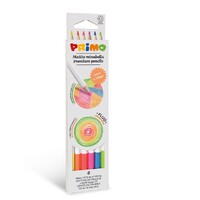 Minabella Coloured Pencil Set 6 Fluoro                                                       